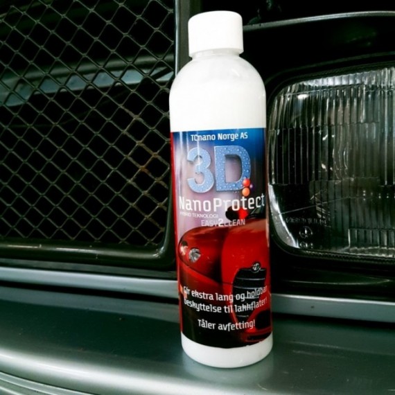 3D NanoProtect car på bil.