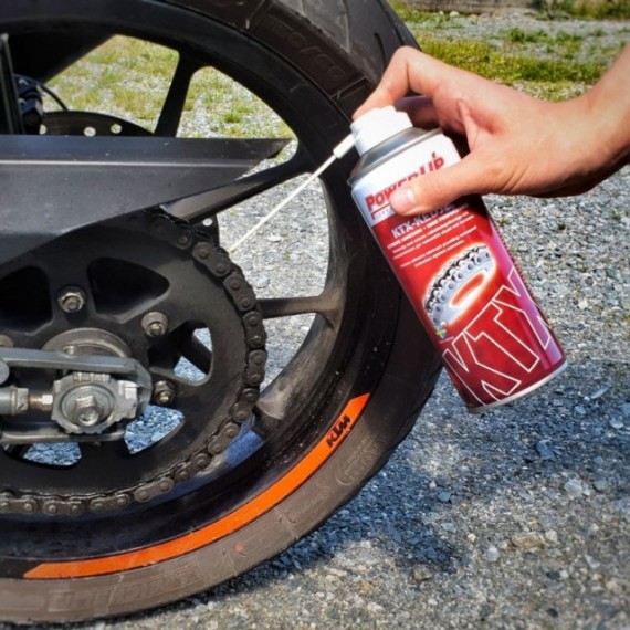 PowerUp KTX Kjedespray smøring av  mc kjede