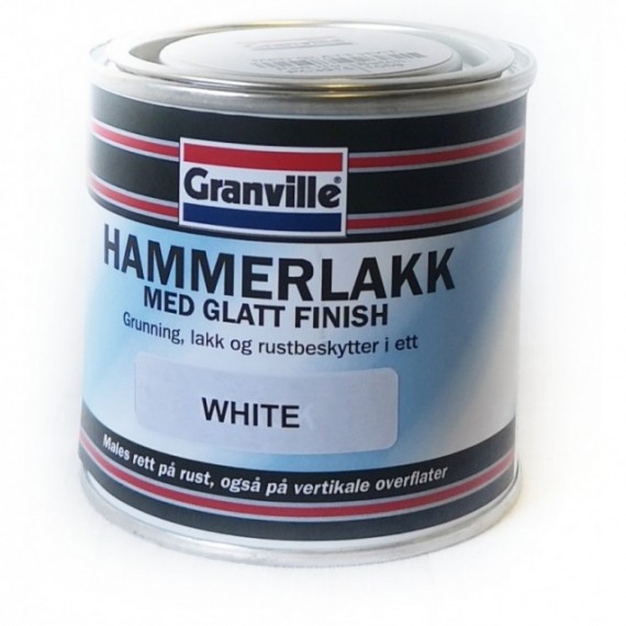 Granville Hammerlakk Hvit 250 ml