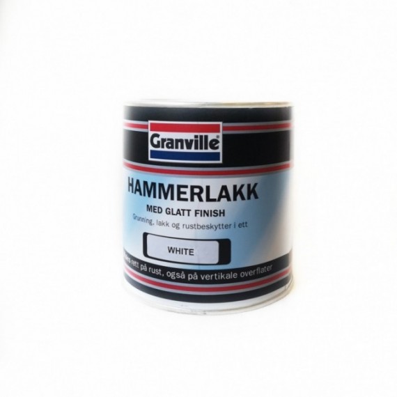 Granville Hammerlakk hvit 1 l