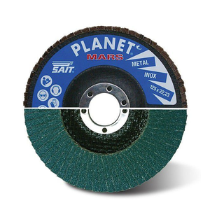 Lamellrondell 125 mm 60 korn.